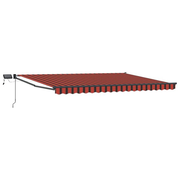 vidaXL Store rétractable manuel avec LEDs 4 × 3 m