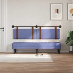 vidaXL Tête de lit suspendue Bleu denim PU antique