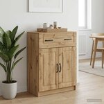 vidaXL Buffet Chêne artisanal 66 x 34 5 x 87 cm Bois d'ingénierie