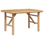 vidaXL Table basse Marron 70 x 40 x 36 cm Bambou