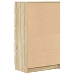 vidaXL Commode Chêne sonoma 60x36x103 cm Bois d'ingénierie