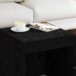vidaXL Table basse 3 Pièces Chêne noir Bois d'ingénierie