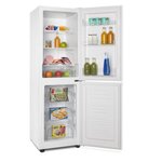 Continental edison réfrigérateur combiné 193l(129l + 64l)  total no frost 4*  blanc