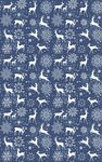 Tapis d'intérieur Noël 50 x 80 cm - Bleu