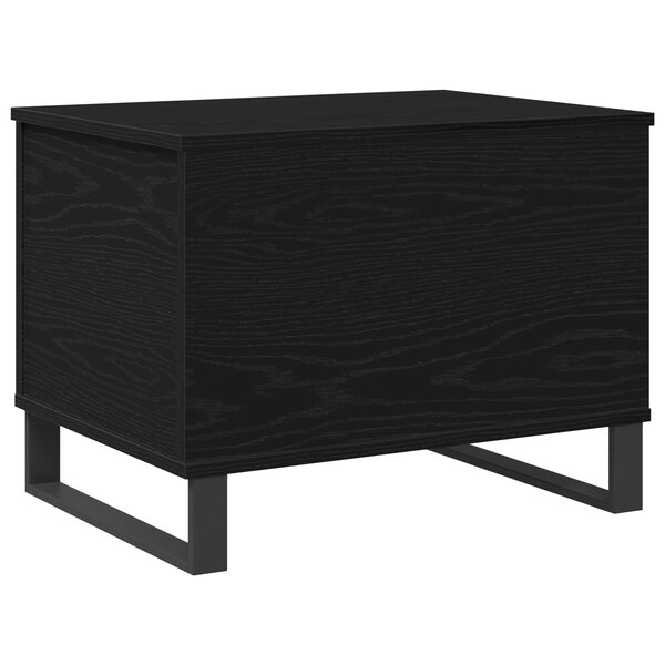 Table Basse vidaXL Avec Plateau Relevable Noir Chêne 60x44 5x45 cm Bois d'ingénierie