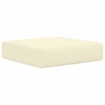vidaXL Coussin de Siège d'Extérieur Crème 40 x 40 x 8 cm