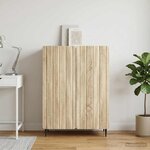 vidaXL Buffet Chêne Sonoma 66 x 34 5 x 92 cm Bois d'ingénierie