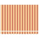 vidaXL Auvent rétractable électrique Jaune et Orange 300x250 cm tissu