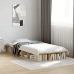 vidaXL Cadre de lit sans matelas chêne sonoma 100x200 cm