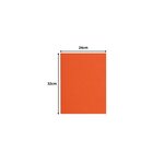 Paquet De 100 Chemises Flash 220 100  Recyclé - 24x32cm - Orange - X 5 - Exacompta