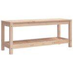vidaXL Banc de jardin 108x35x45 cm bois massif de pin