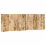 vidaXL Tête de lit 160 cm bois de manguier brut massif