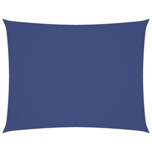 vidaXL Voile de parasol tissu oxford rectangulaire 3x4 m bleu