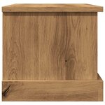 vidaXL Boîtes de rangement chêne artisanal 30x50x28 cm bois ingénierie