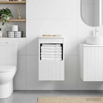 vidaXL Armoire de salle de bain Blanc 30 x 35 x 50 cm