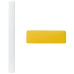 vidaXL Films pour fenêtre 3 Pièces statique dépoli blanc PVC
