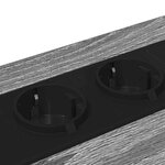 vidaXL Cabinet de chevet Gris Sonoma 42 x 41 x 56 cm Bois d'ingénierie