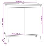 vidaXL Ensemble de meubles salle de bain 3 Pièces blanc bois d'ingénierie