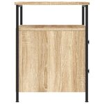 vidaXL Tables de chevet 2Pièces chêne sonoma 44x45x60cm bois d'ingénierie