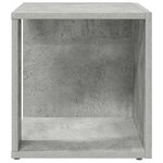 vidaXL Tables d'appoint 33 x 33 x 34 cm Engineered Wood Gris béton