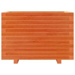 vidaXL Jardinière cire marron 70x40x49 5 cm bois de pin massif