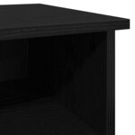 vidaXL Buffet Chêne noir 100 x 35 5 x 60 cm Bois d'ingénierie