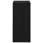 vidaXL Table de chevet 2 Pièces Chêne noir 25 5 x 22 x 49 5 cm