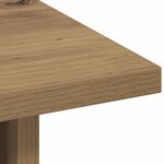 vidaXL Table de chevet Chêne artisanal 41 x 40 x 45 cm