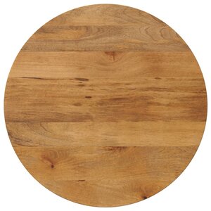 vidaXL Dessus de table Ø 90x2 5 cm rond bois de manguier massif