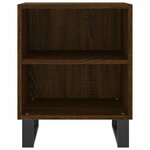 vidaXL Table de chevet chêne marron 40x30x50 cm bois d'ingénierie