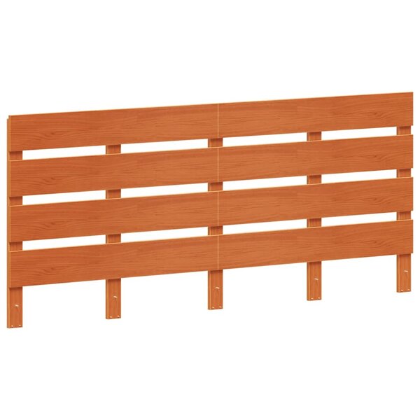 vidaXL Tête de lit cire marron 180 cm bois massif de pin
