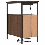 vidaXL Armoires de chevet 2 Pièces Chêne marron 30 x 48 x 61 cm