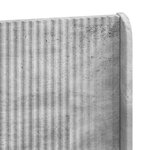 vidaXL Tête de lit Gris béton PB