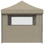 vidaXL Tente de fête Taupe 292 x 440 x 315 cm Tissu Oxford