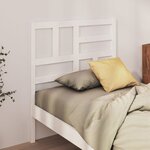 vidaXL Tête de lit Blanc 96x4x104 cm Bois massif de pin
