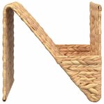 vidaXL Porte-revue 31 x 31 x 31 cm Jacinthe d'eau