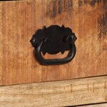 vidaXL Buffet avec étagères en bois de manguier massif 65x30x180 cm