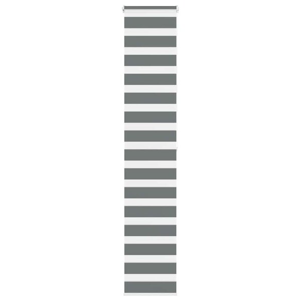 vidaXL Store zèbre gris foncé largeur du tissu 45 9 cm polyester