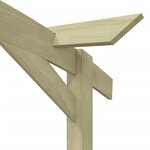 vidaXL Pergola de jardin 180x210x40 cm Bois de pin imprégné