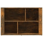 vidaXL Buffet Chêne fumé 80x30x54 cm Bois d'ingénierie