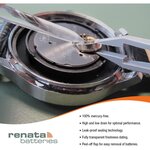 Blister de 1 Pile bouton oxyde argent X346 SR712SW RENATA