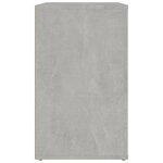 vidaXL Table de chevet Gris béton 50x36x60 cm Bois d'ingénierie