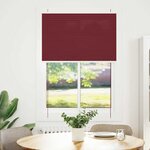 vidaXL Store plissé rouge bordeaux 85x150 cm largeur du tissu 84 4 cm