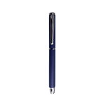 Stylo plume cristo 13 x 1.1 cm - corps métal - pointe iridium - bleu marine