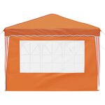 vidaXL Tente de fête pop-up 288 x 288 x 245 cm Orange Tissu Oxford