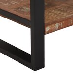 vidaXL Table d'appoint Multicolore 40x40x80 cm en bois récupéré