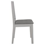 vidaXL Mobilier de salle à manger 3 Pièces MDF Gris