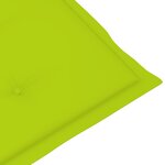 vidaXL Chaises pliables de jardin lot de 6 avec coussins Bois d'acacia