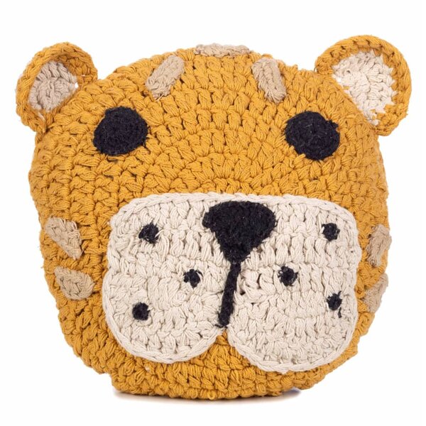 KidsDepot Coussin pour enfants Leopard 38 cm Coton