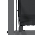 vidaXL Ensemble à manger de jardin 3 Pièces noir textilène et acier